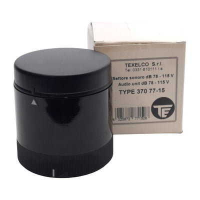 New Texelco Type 370 77-15 Modular Stack Audio Unit Pulsating/Constant 78dB 115VAC