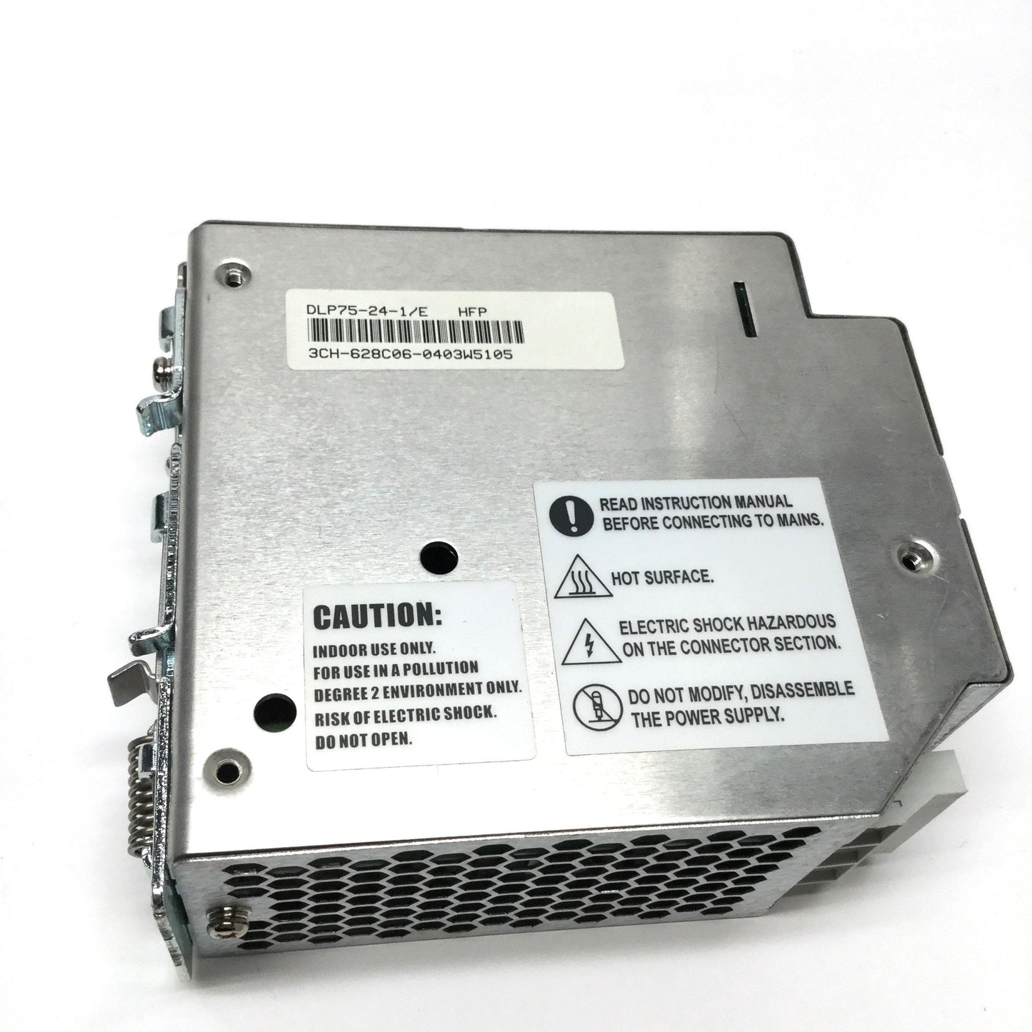 Used TDK Lambda DLP75-24-1/E Power Supply 100-120/200-240VAC In, 24VDC 3.1A Out 75W