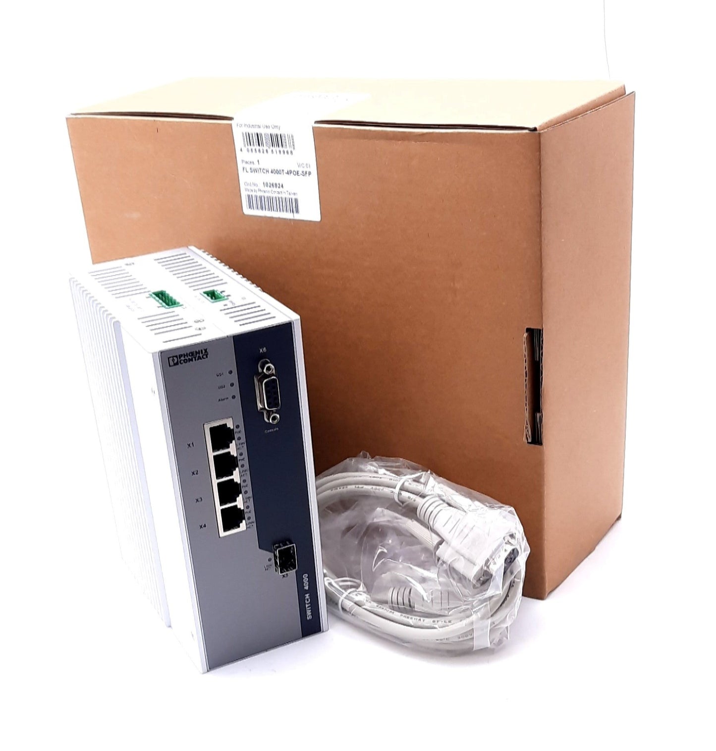 New Phoenix Contact FL Switch 4000T-4POE-SFP Industrial Ethernet Switch 52-57VDC