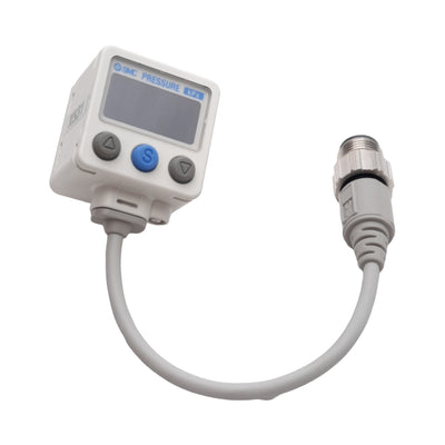 New – Open box SMC ZSE40A-N01-Y Digital Vacuum Switch, PNP, 0~-101kPa, 1/8in NPT, M12, 12-24VDC