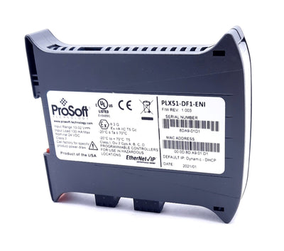 New ProSoft Technology PLX51-DF1-ENI EtherNet/IP DF1 Router Module 10/100 Mbps