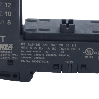 New Phoenix Contact 2856113 Surge Protector Base Element, 89.8mm x 52mm x 17.7mm