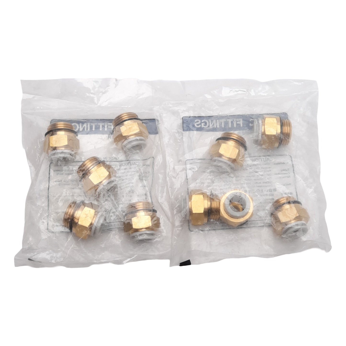 New Lot of 10 SMC KQ2H12-G04 Pneumatic Fitting, ø12mm One-Touch, G1/2 Male, 1.0MPa