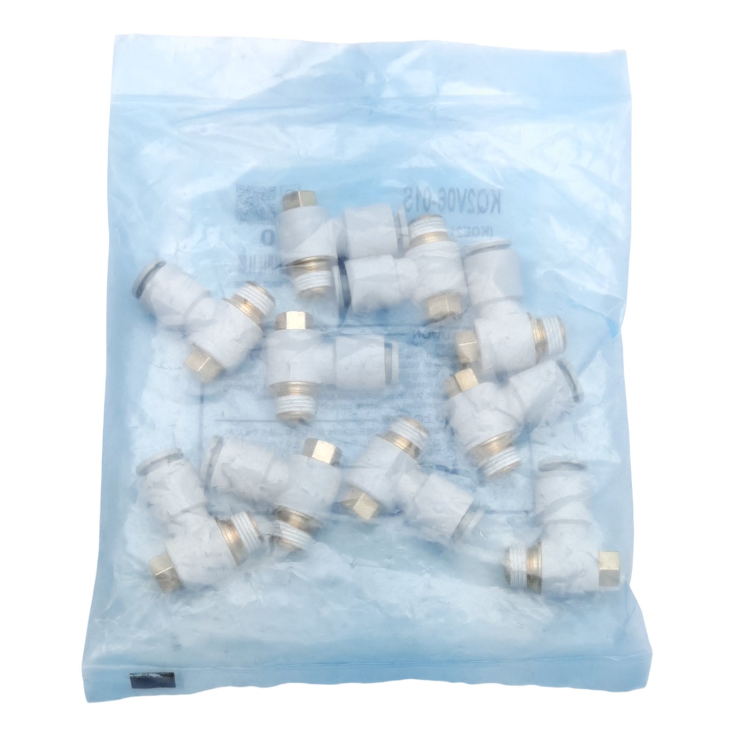 New Lot of 10 SMC KQ2V06-01S Universal Male Elbow Fitting, ø6mm One-Touch, Rc1/8