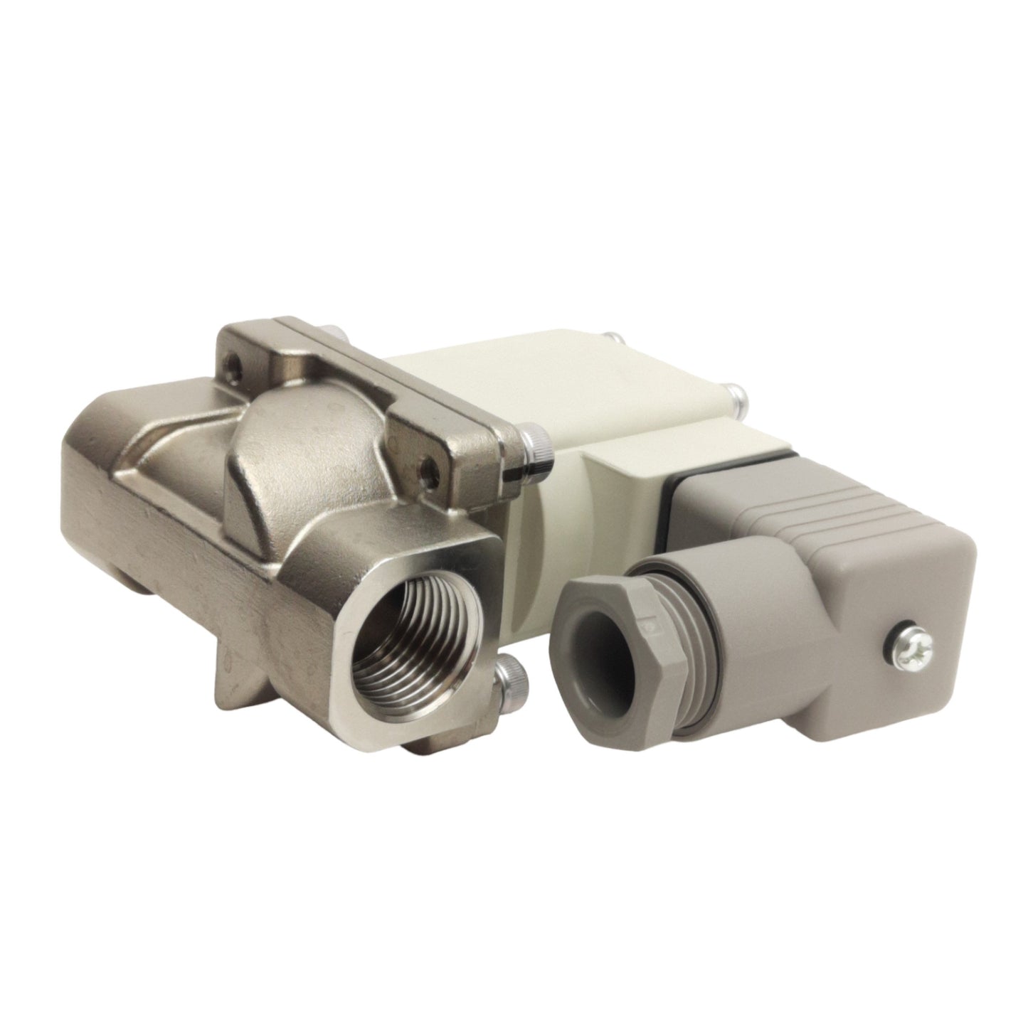 New SMC VXZ240GGXB Solenoid Valve For Air, Rc1/2, 0-0.7MPa, NC, 24VDC Coil