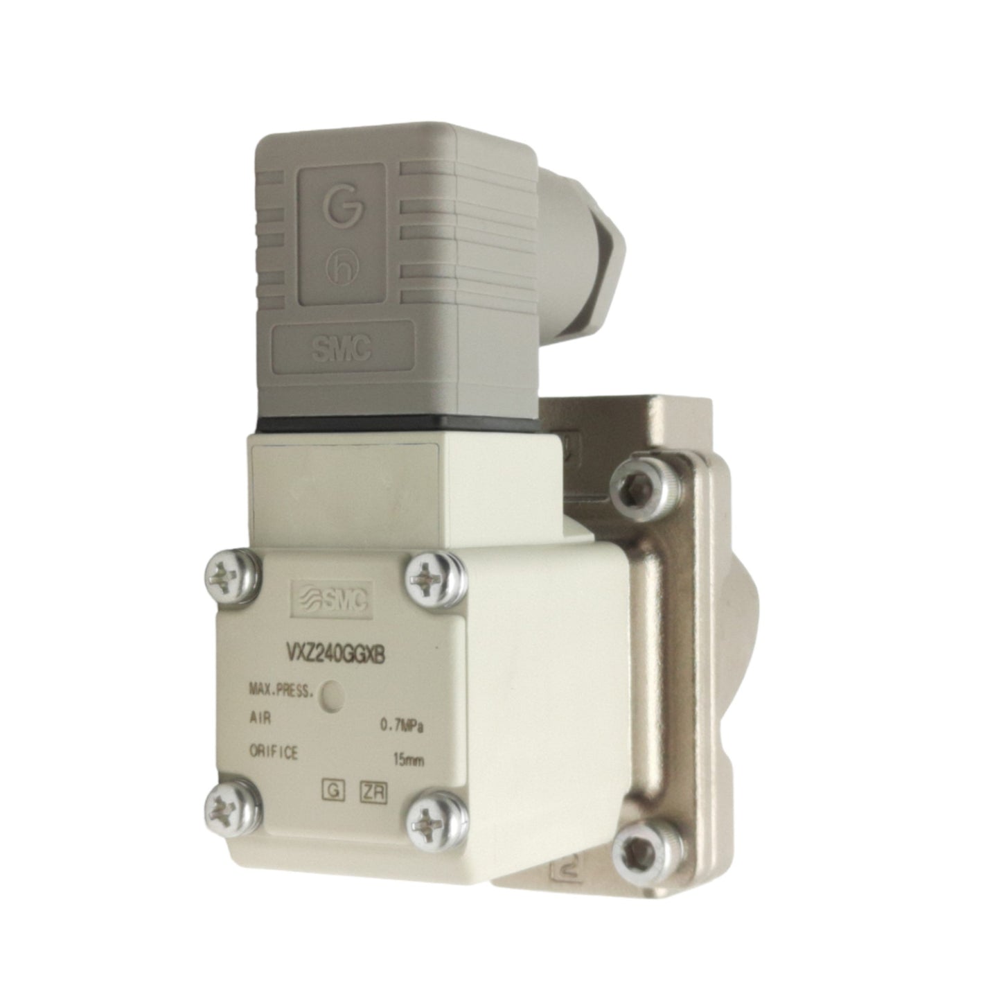 New SMC VXZ240GGXB Solenoid Valve For Air, Rc1/2, 0-0.7MPa, NC, 24VDC Coil