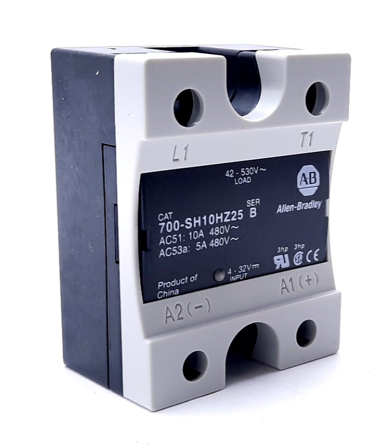 New Allen Bradley 700-SH10HZ25 Hockey Puck Solid State Relay 4-32VDC 10A @ 42-530VAC