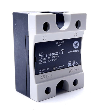 New Allen Bradley 700-SH10HZ25 Hockey Puck Solid State Relay 4-32VDC 10A @ 42-530VAC