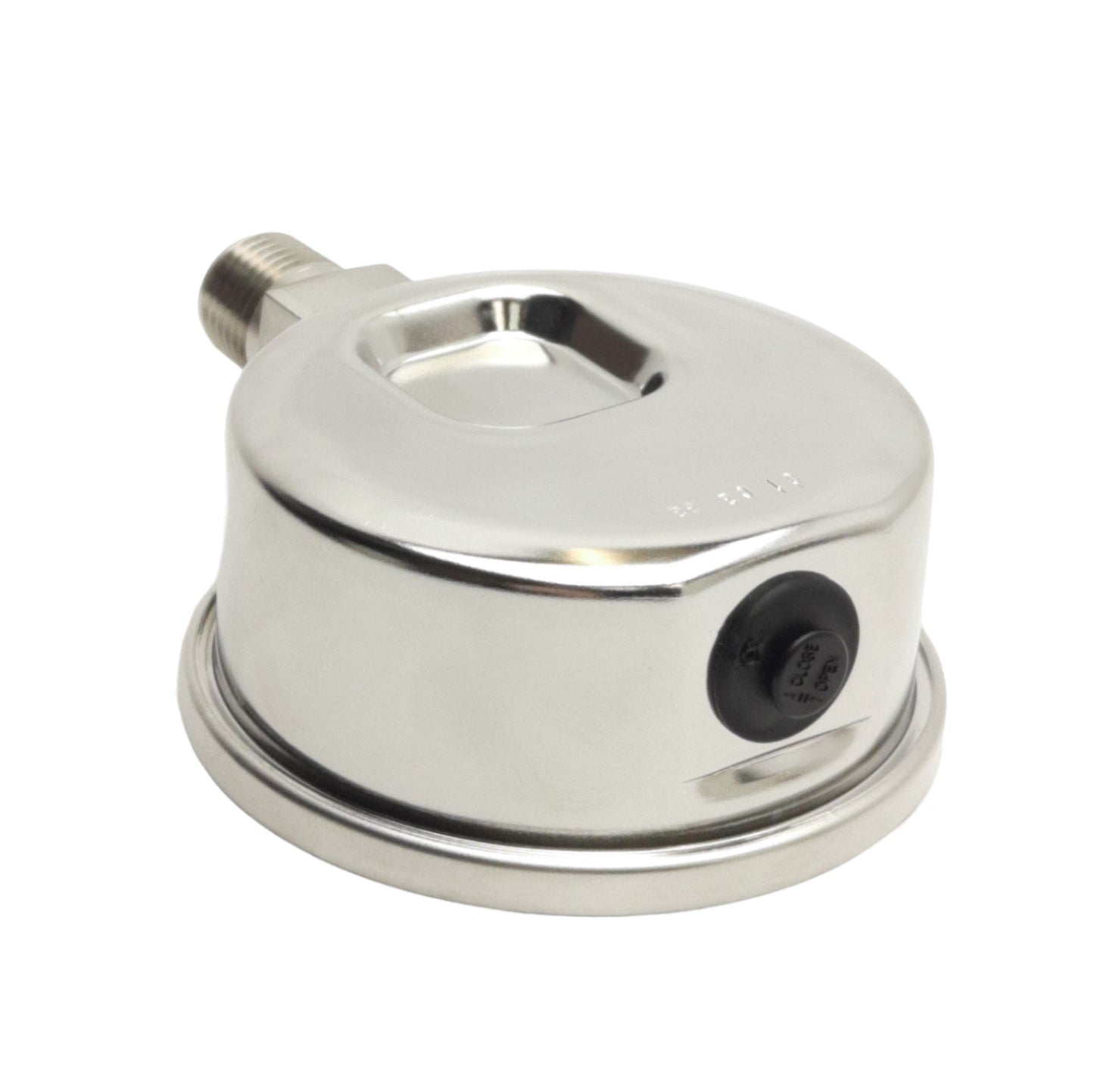 New Noshok 25-400-30Vac-1/4 Pressure Gauge, 2.5" Dial, -30in/Hg, 1/4" NPT Male