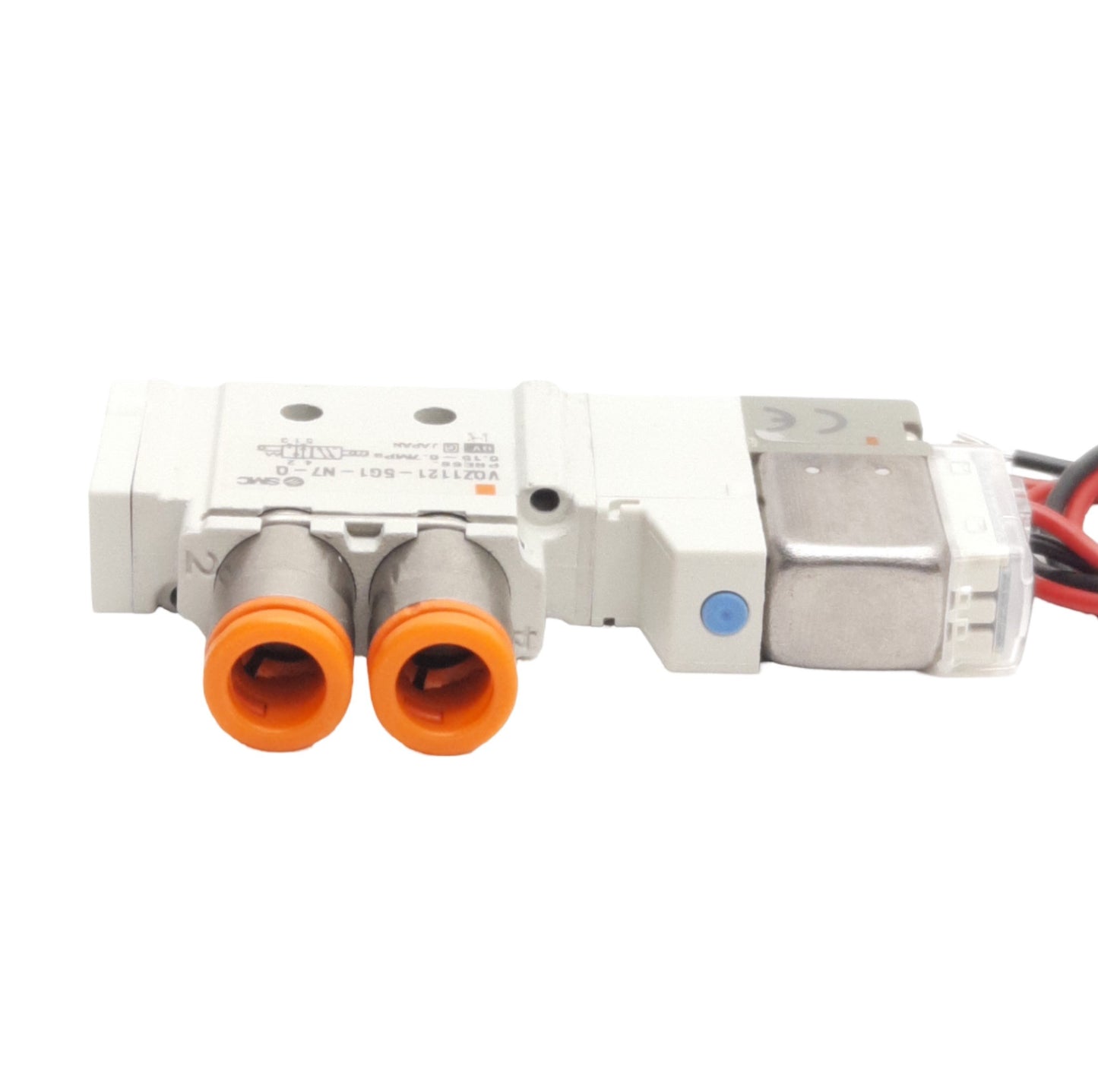 New SMC VQZ1121-5G1-N7-Q Solenoid Valve, 2-Pos Single, 1/4in One Touch, 24VDC Coil