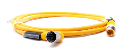 New Lumberg Automation RST 4-RKWT 4-602/2M Sensor, Actuator Cable M12 4 Pin M to F