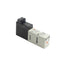 New SMC VQD1151V-5L Direct Poppet Valve, 4-Port, Base Mount, -101kPa to 0.7MPa 24VDC