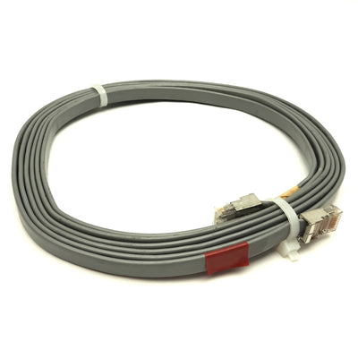 Used TSI Inc. Holix LASER Micrometer Gage Head Cable, 2x RJ45, 10' Long