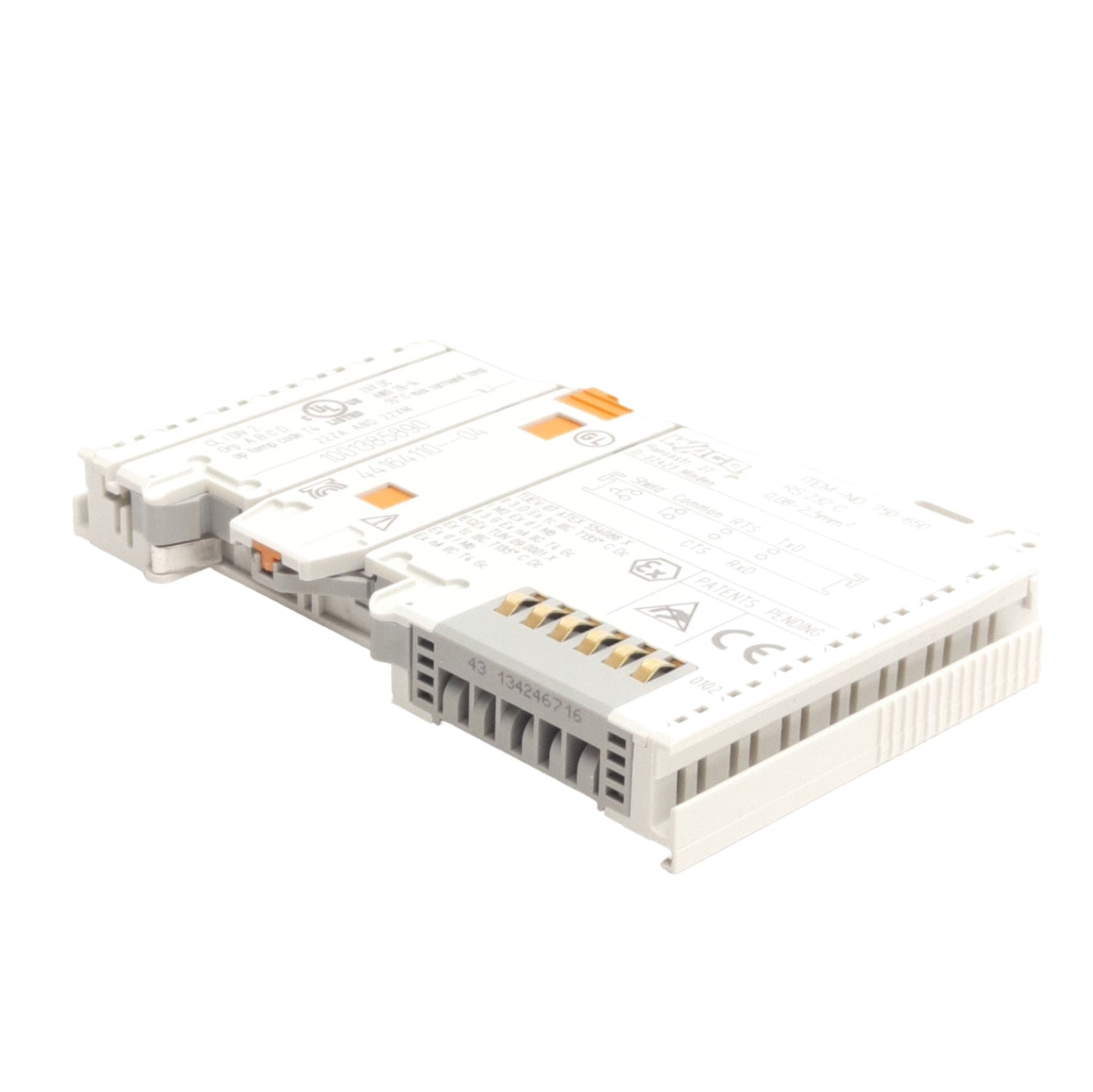 New Wago 750-650 I/O-System Serial Interface Module RS-232C 9600 Baud, 8 Data/1 Stop