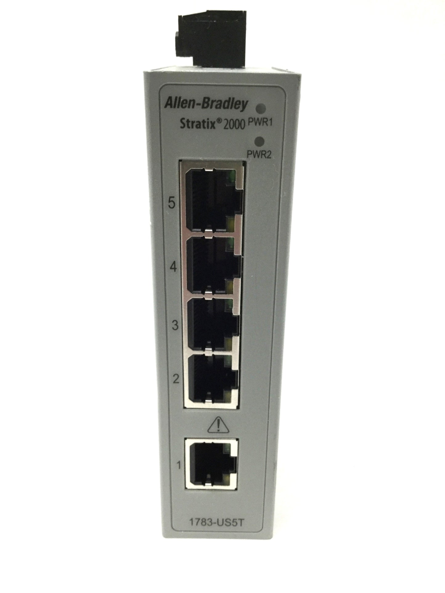 Used Allen Bradley 1783-US5T Stratix 2000 Unmanaged Ethernet Switch 24V AC/DC, 5-Port