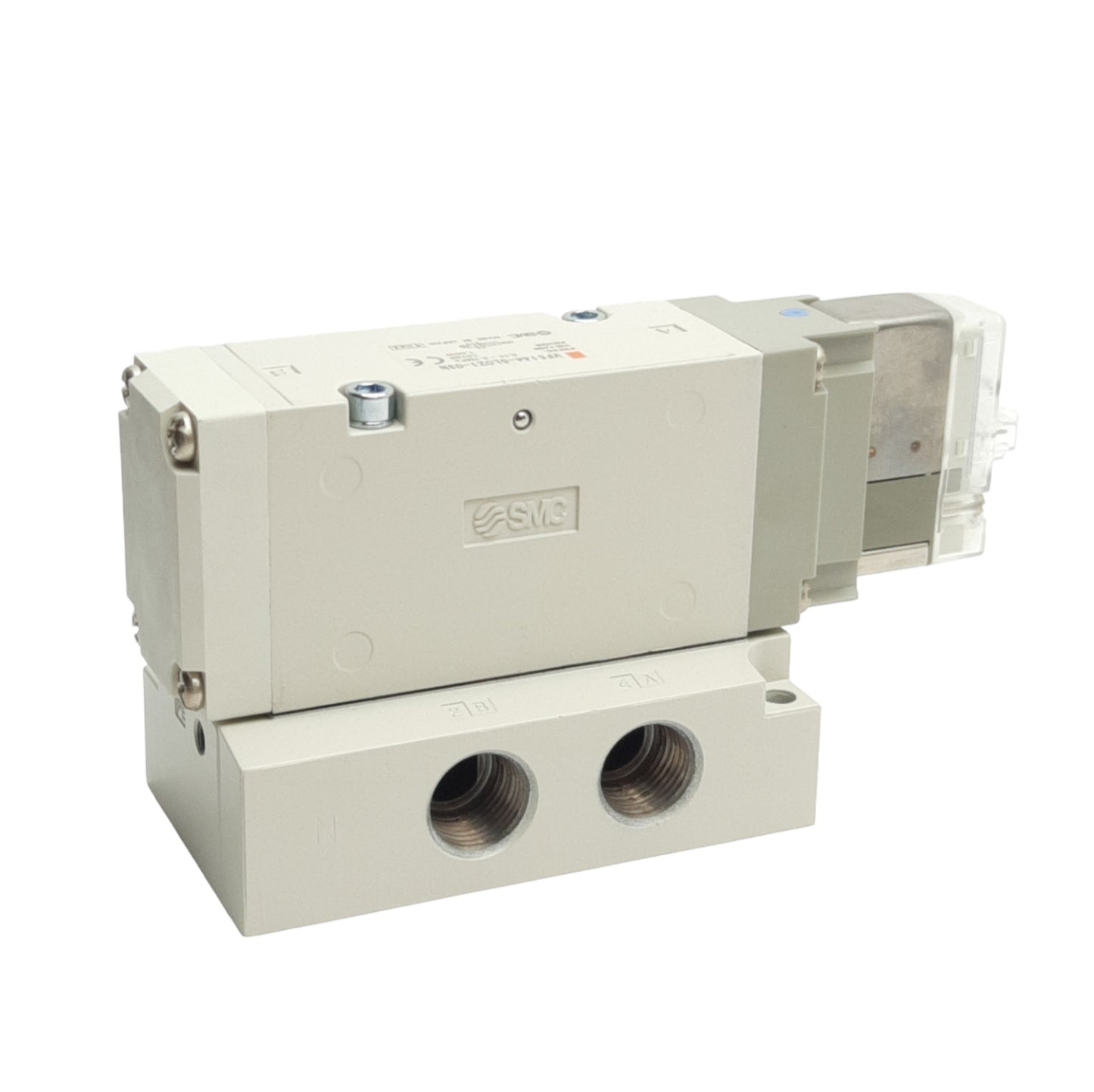 New SMC VF5144-5LOZ-03N Solenoid Valve 2-P Single, Base Mount, 3/8in NPT, 24VDC Coil