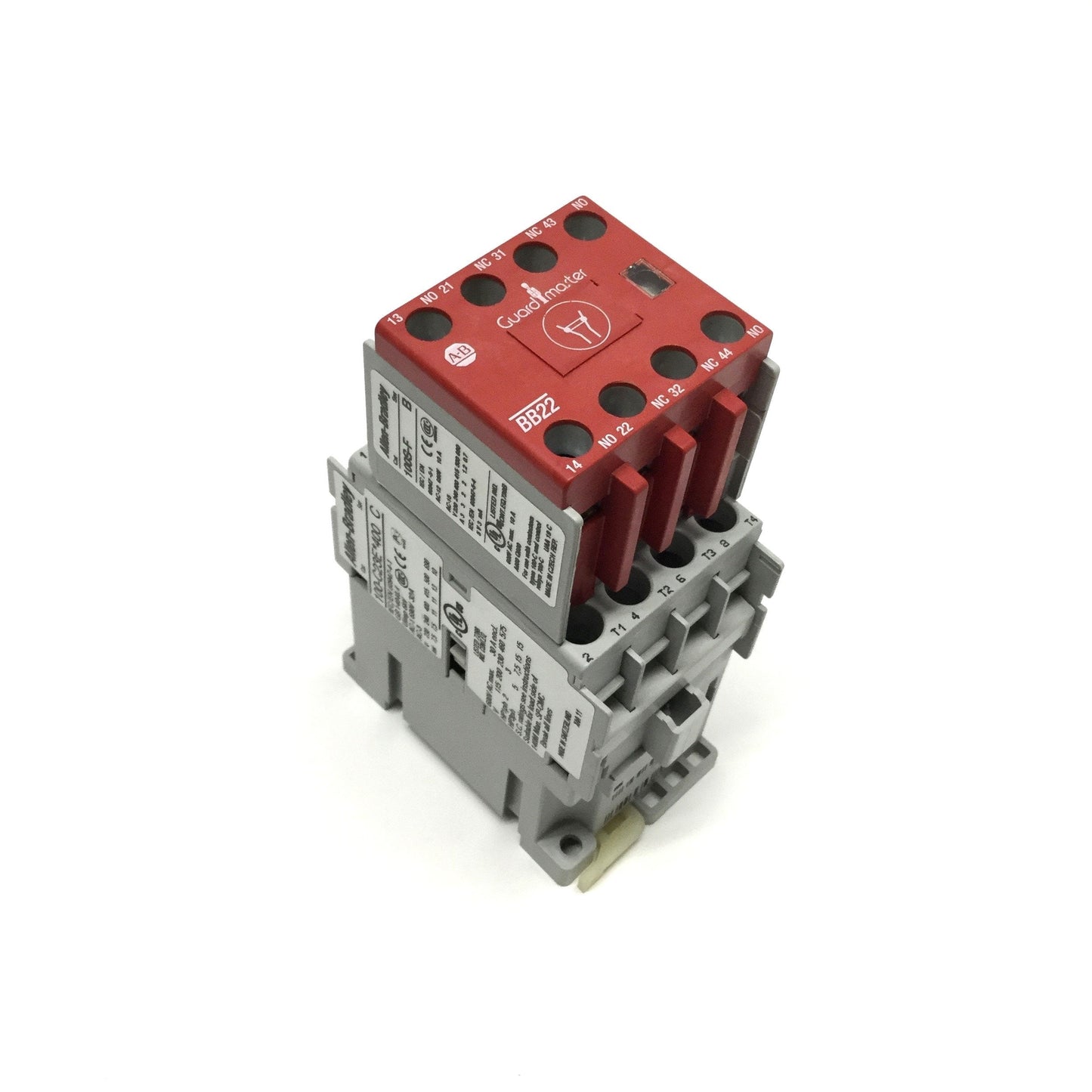 Used Allen Bradley 100S-C23EJ422BC Guardmaster Safety Contactor 4-Pole+2NO-2NC, 24VDC