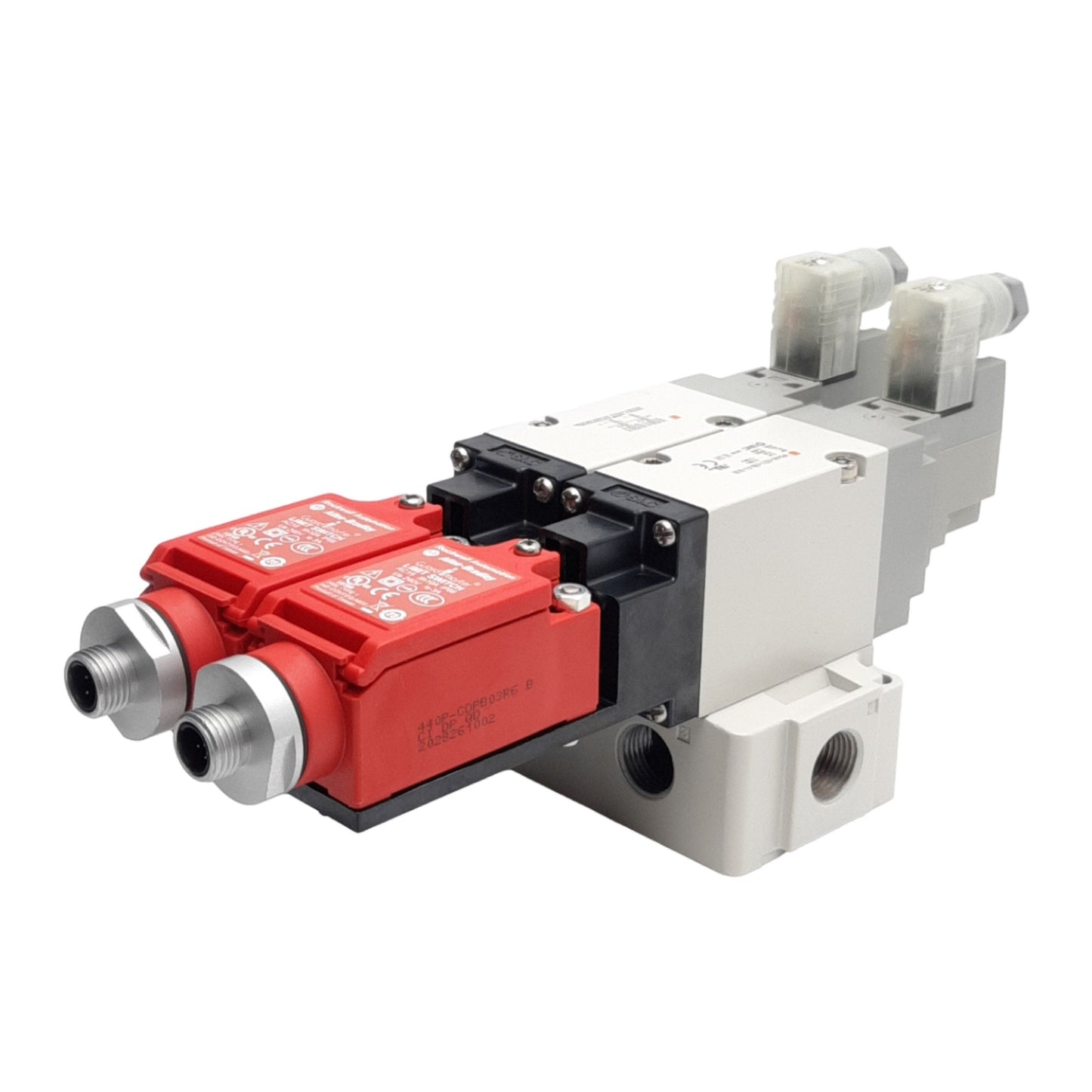 New SMC VP544R-5DZ1-03N-S1-X538 Residual Pressure Valve, 3/8in NPT, M12, 24VDC Coil