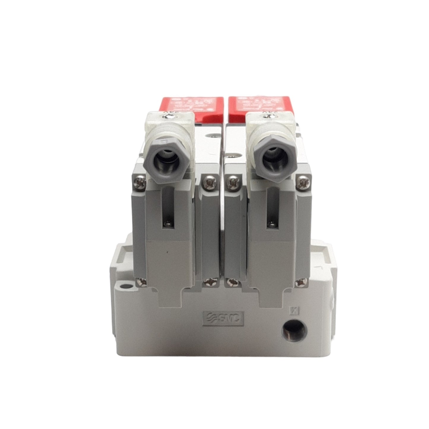 New SMC VP544R-5DZ1-03N-S1-X538 Residual Pressure Valve, 3/8in NPT, M12, 24VDC Coil