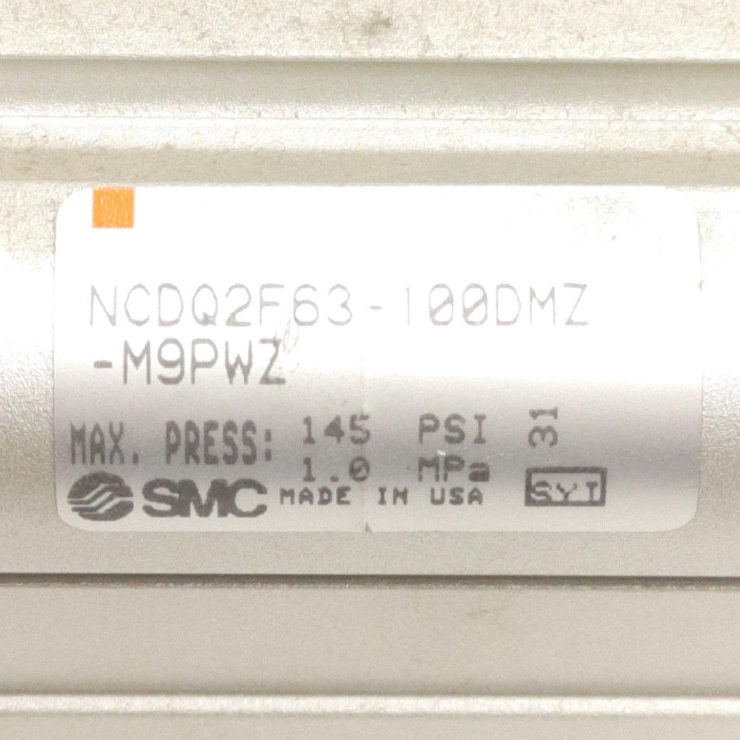 New SMC NCDQ2F63-100DMZ Compact Cylinder 63mm Bore, 100mm Stroke, Rc1/4 Ports