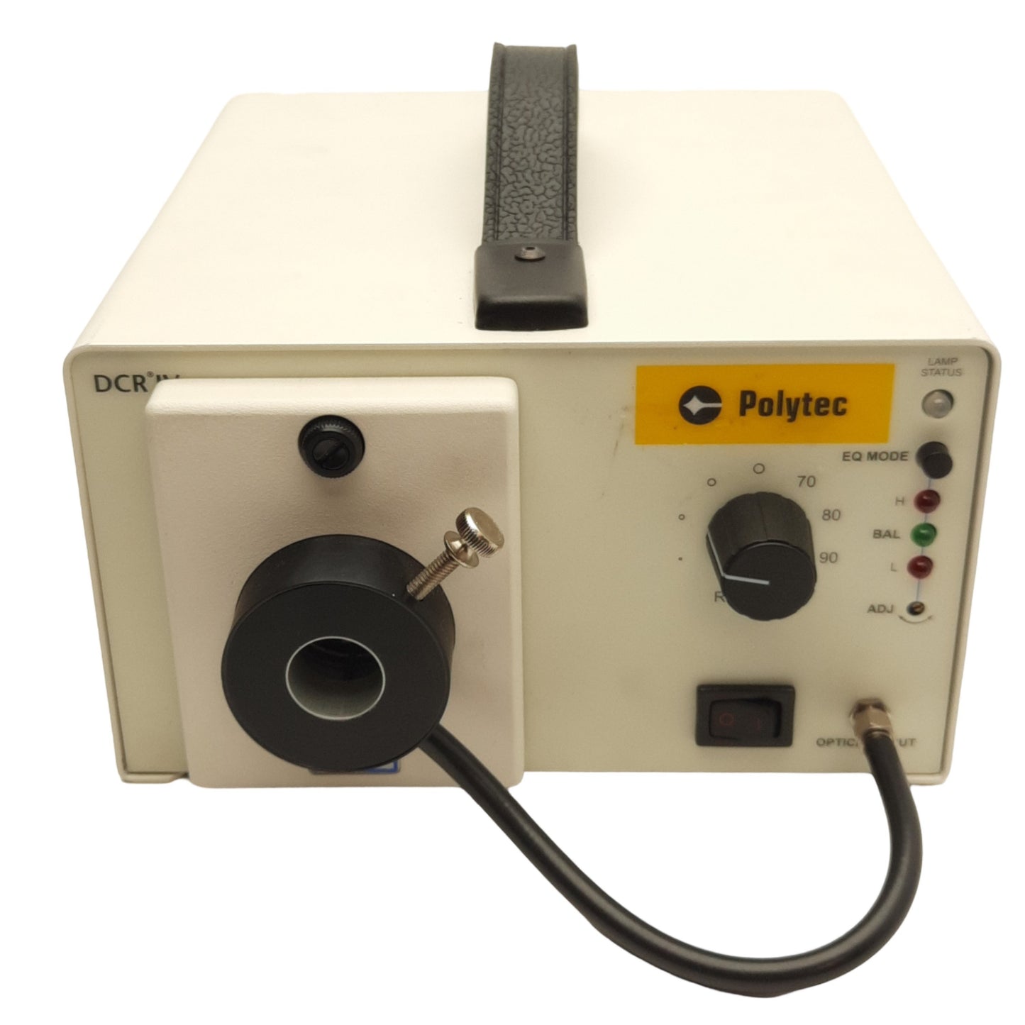 Used Schott A20895 Fiber Optic Light Source, For DCR IV & III, 90-250VAC, ø0.72