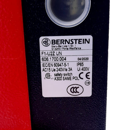 New Bernstein 606.1700.004 Single Pedal Foot Switch W/Cover 400VAC, 10A, 240V