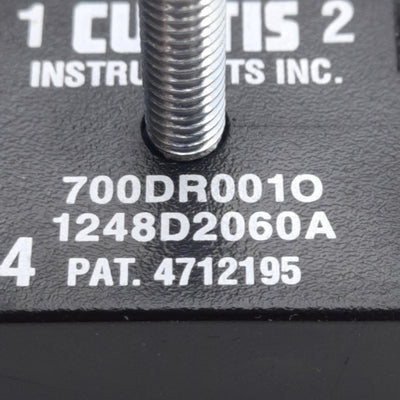 Used Curtis Instruments 700DR001O Solid State Digital Hour Meter, 6-Digit, 1/32 DIN