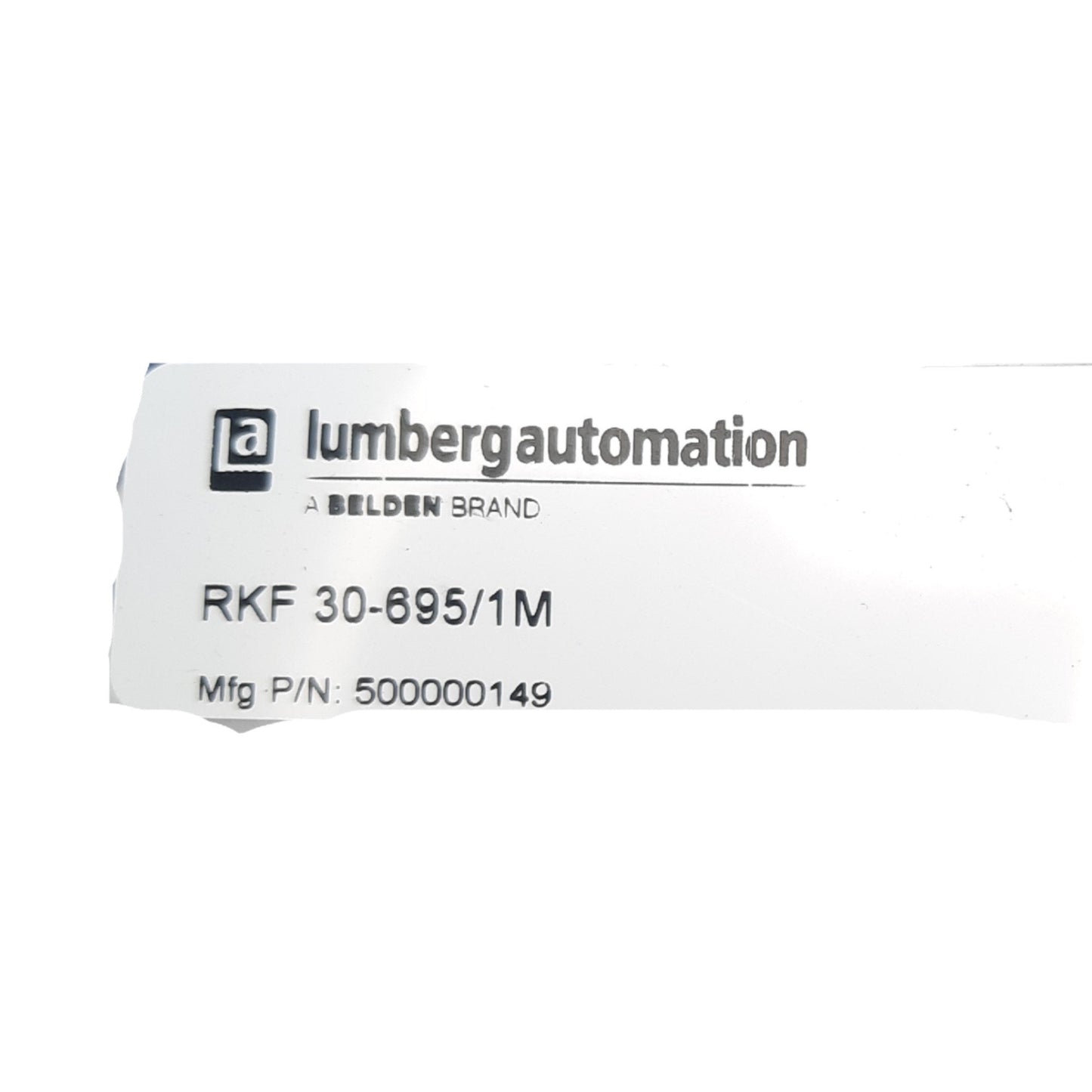 New Lot of 2 Lumberg RKF 30-695/1M Power Receptacle, 7/8in 3-Pin, 1m, 8A 300V