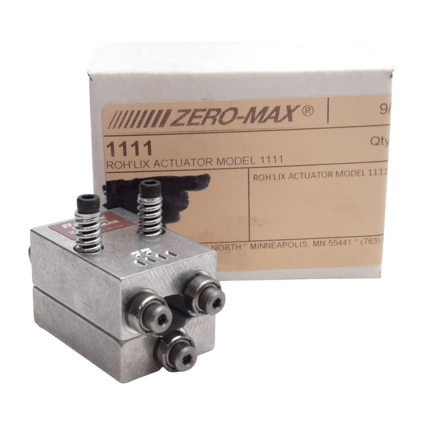 New Zero-Max 1111 Roh'lix Inch Model Linear Actuator, ø3/8in Shaft, 15lbs Thrust