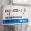 New SMC AW40-N02DE-Z-B Filter Regulator, 5µm Filtration, 7-125PSI Set, NPT 1/4in