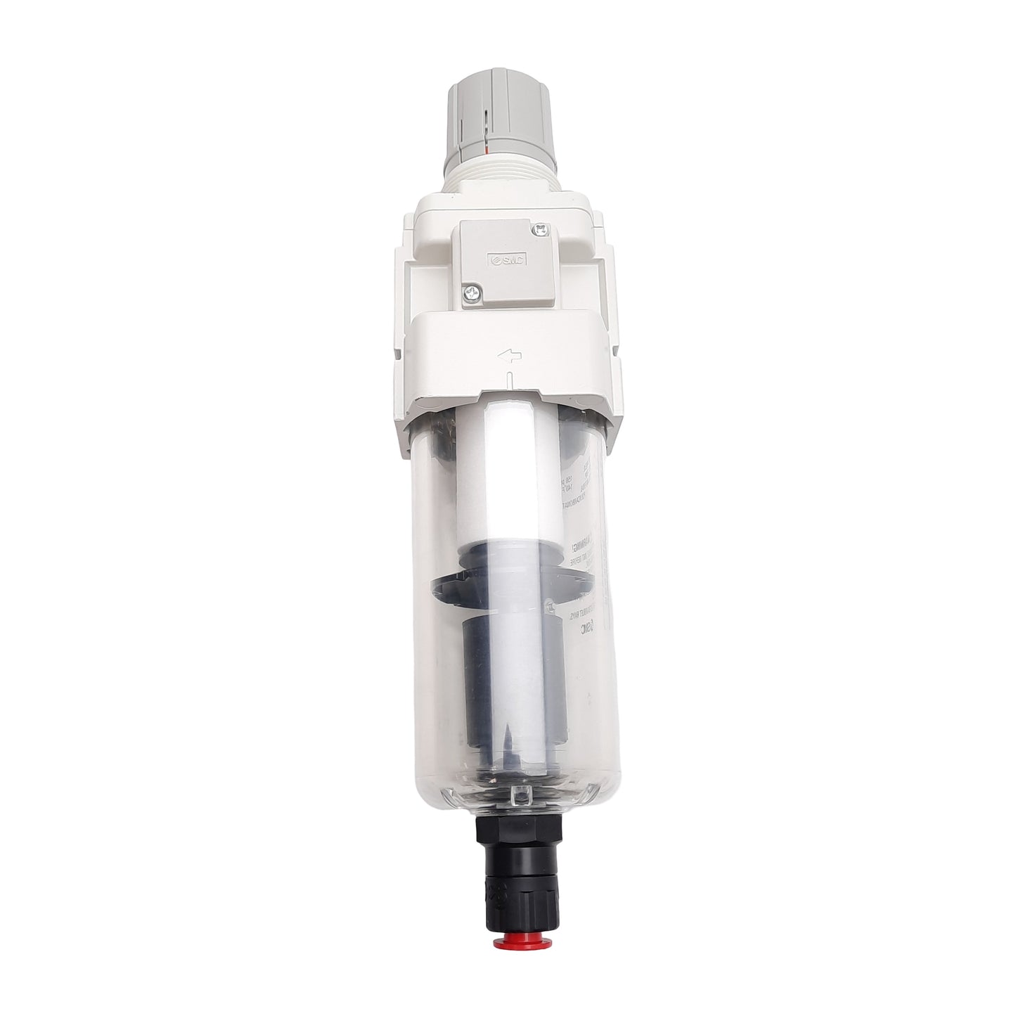 New SMC AW40-N02DE-Z-B Filter Regulator, 5µm Filtration, 7-125PSI Set, NPT 1/4in