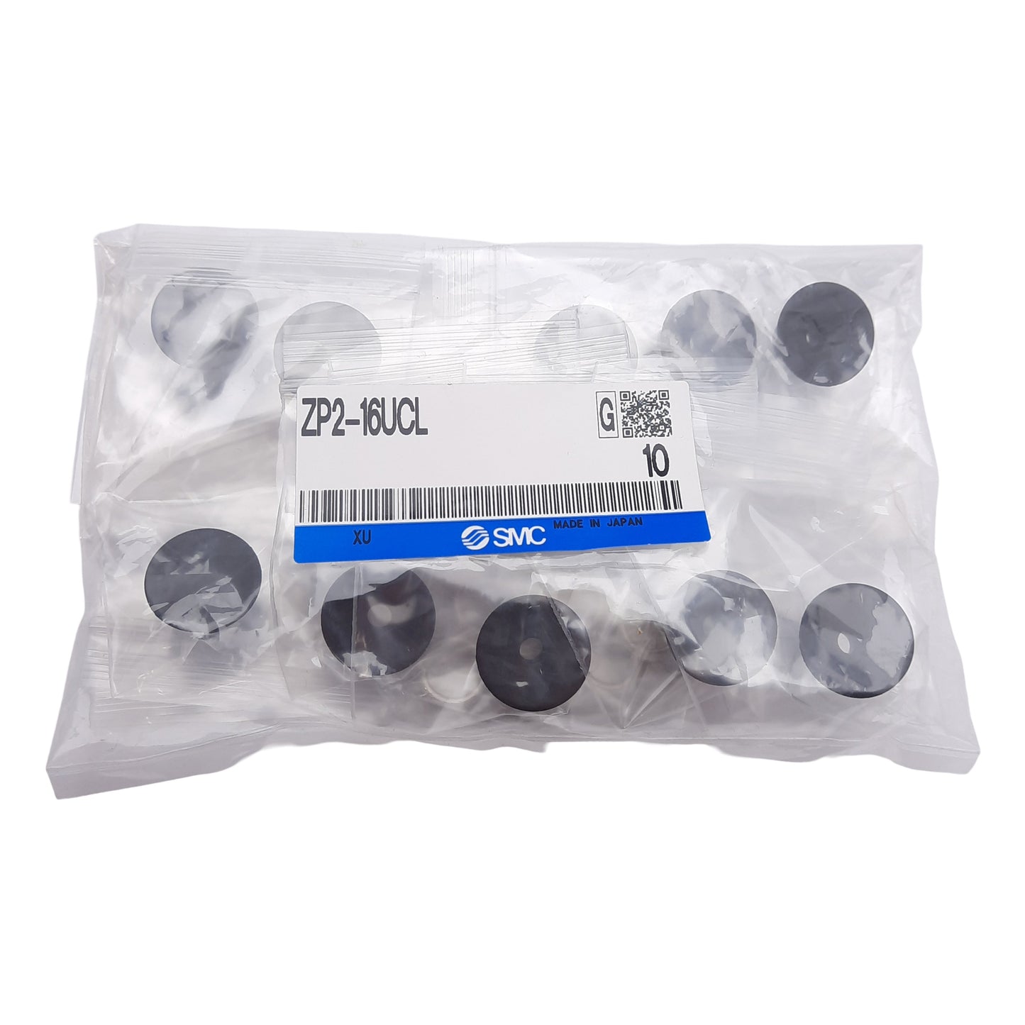 New Lot of 10 ZP2-16UCL ZP2 Series Non-Marking Vacuum Cups w/ Lock Ring, ø16mm Pad