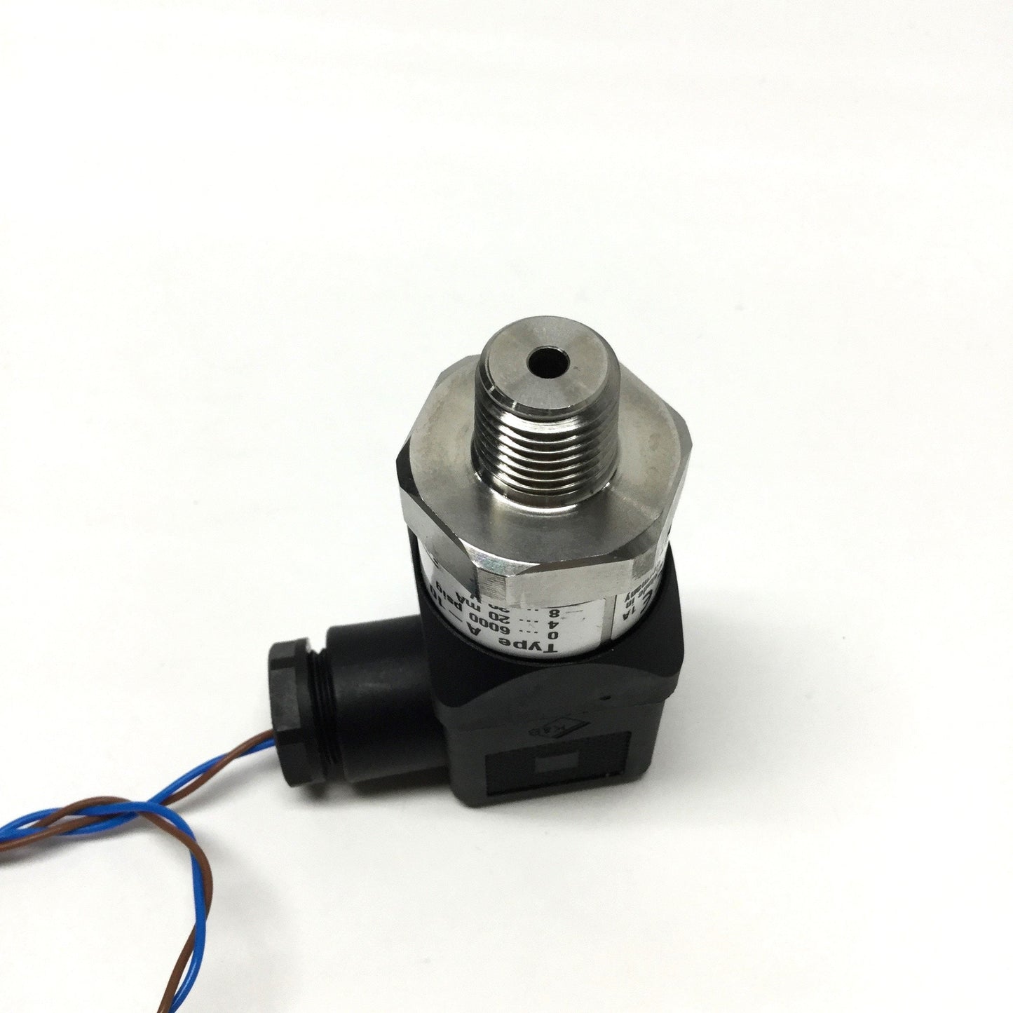 Used Wika A-10 Pressure Transmitter, 0-6000psi Range, 10-30VDC Supply, 4-20mA Output