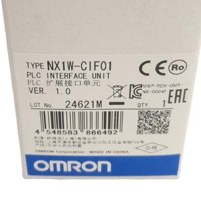 New Omron NX1W-CIF01 Serial Communication Option Board, RS232C, 15m, Screw Clamp