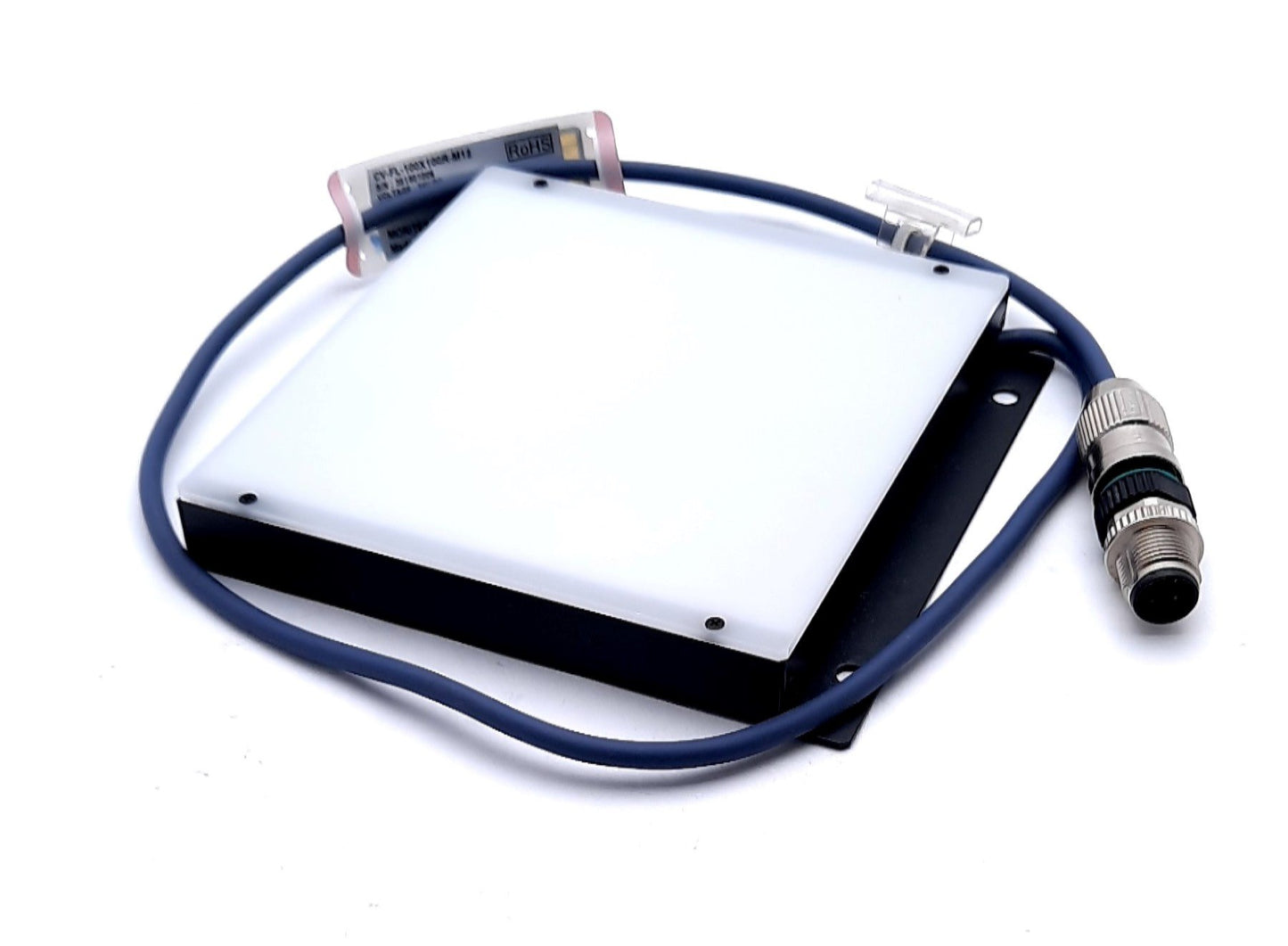 New Moritex CV-FL-100X100R-M12 Light Fixture Red 24VDC, 3.5W