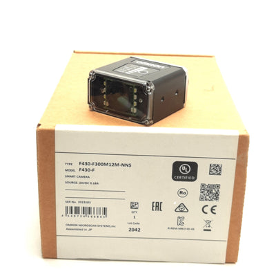 New Omron F430-F300M12M-NNS Smart Camera, Monochrome, 1.2MP, 300mm FD, 1280x960