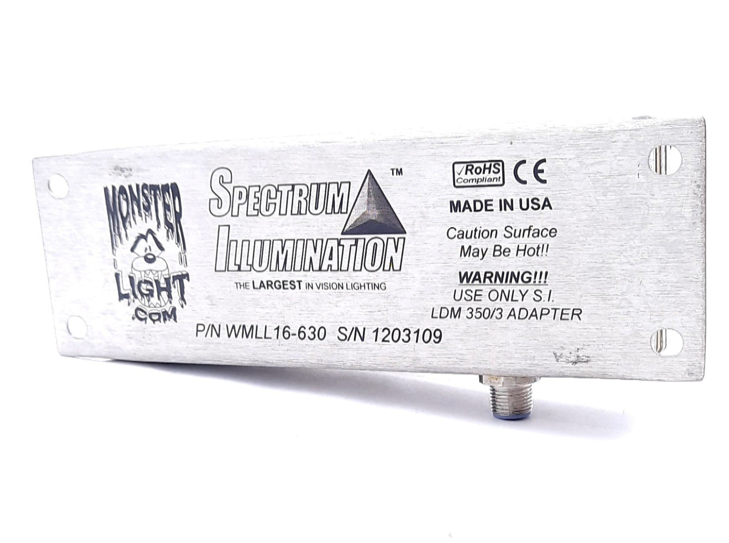 New Spectrum Illumination WMLL16-630 Monster Light, Linear Light White LED 6" 24VDC