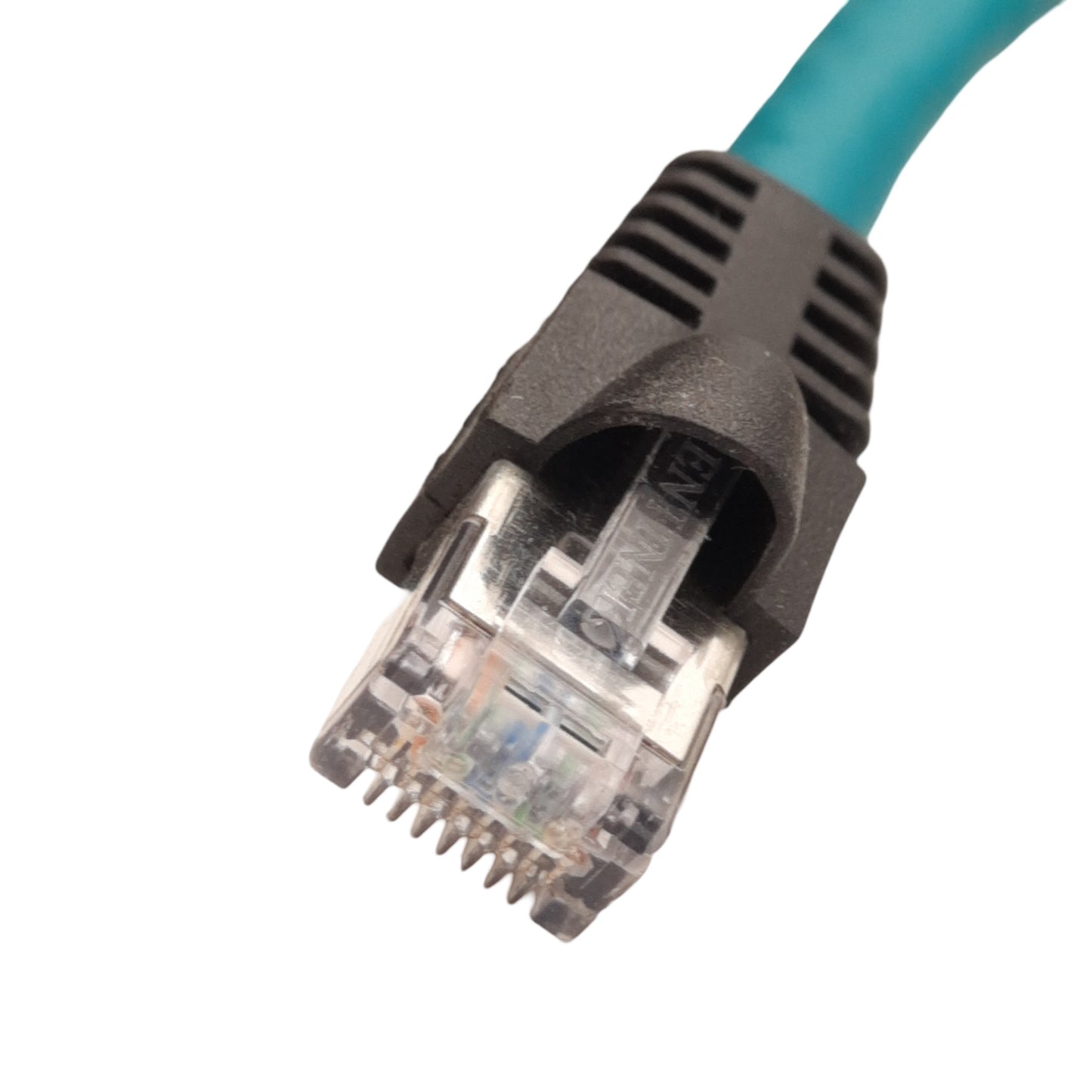 New Lot of 2 Lumberg 0985 856 500/5M Industrial Ethernet Cable, 4-Pair, 5m Long