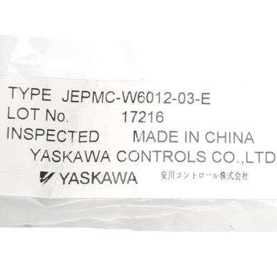 New Yaskawa JEPMC-W6012-03-E MECHATROLINK M3 Cable, USB, IMI to IMI, 3 Meter Length