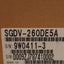 Used Yaskawa SGDV-260E5A Servopack 3-Phase, 380-480VAC In, 0-480VAC 0-300Hz 7.5kW Out
