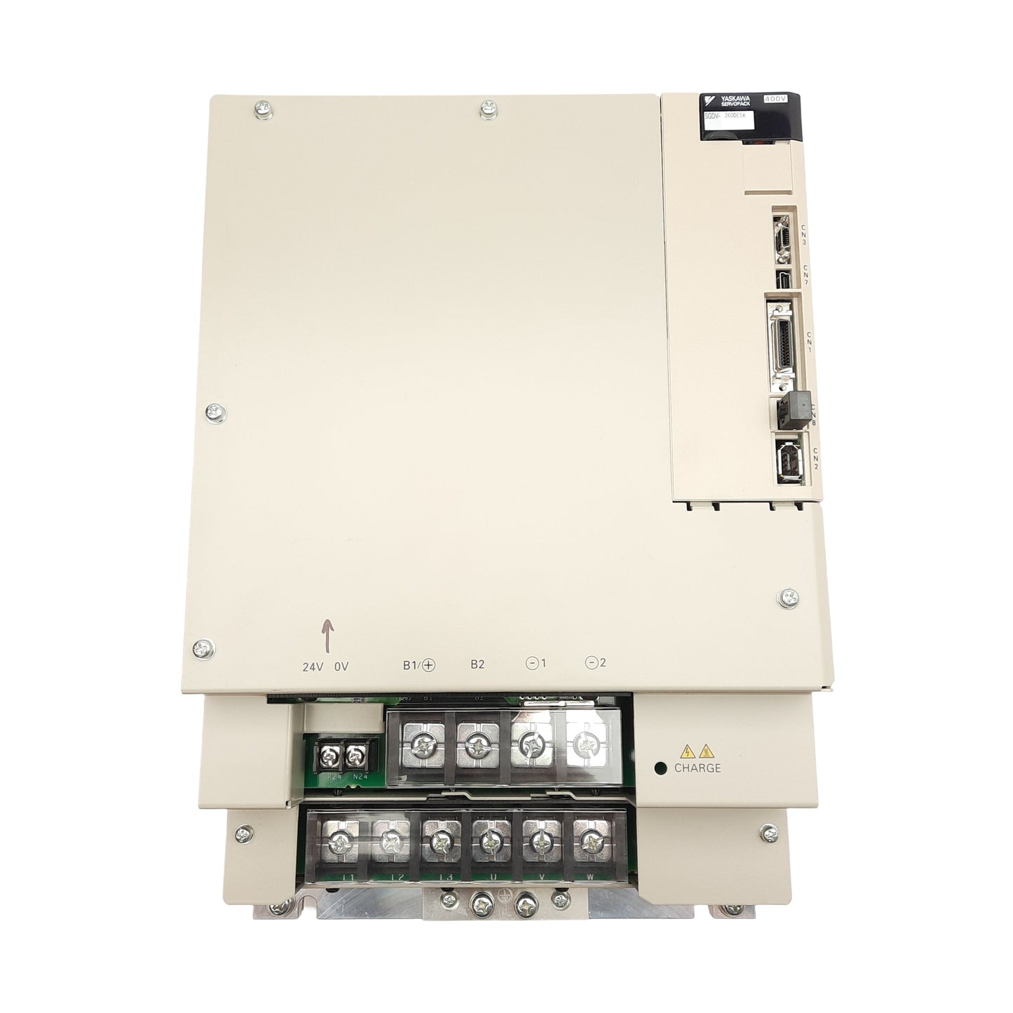 Used Yaskawa SGDV-260E5A Servopack 3-Phase, 380-480VAC In, 0-480VAC 0-300Hz 7.5kW Out