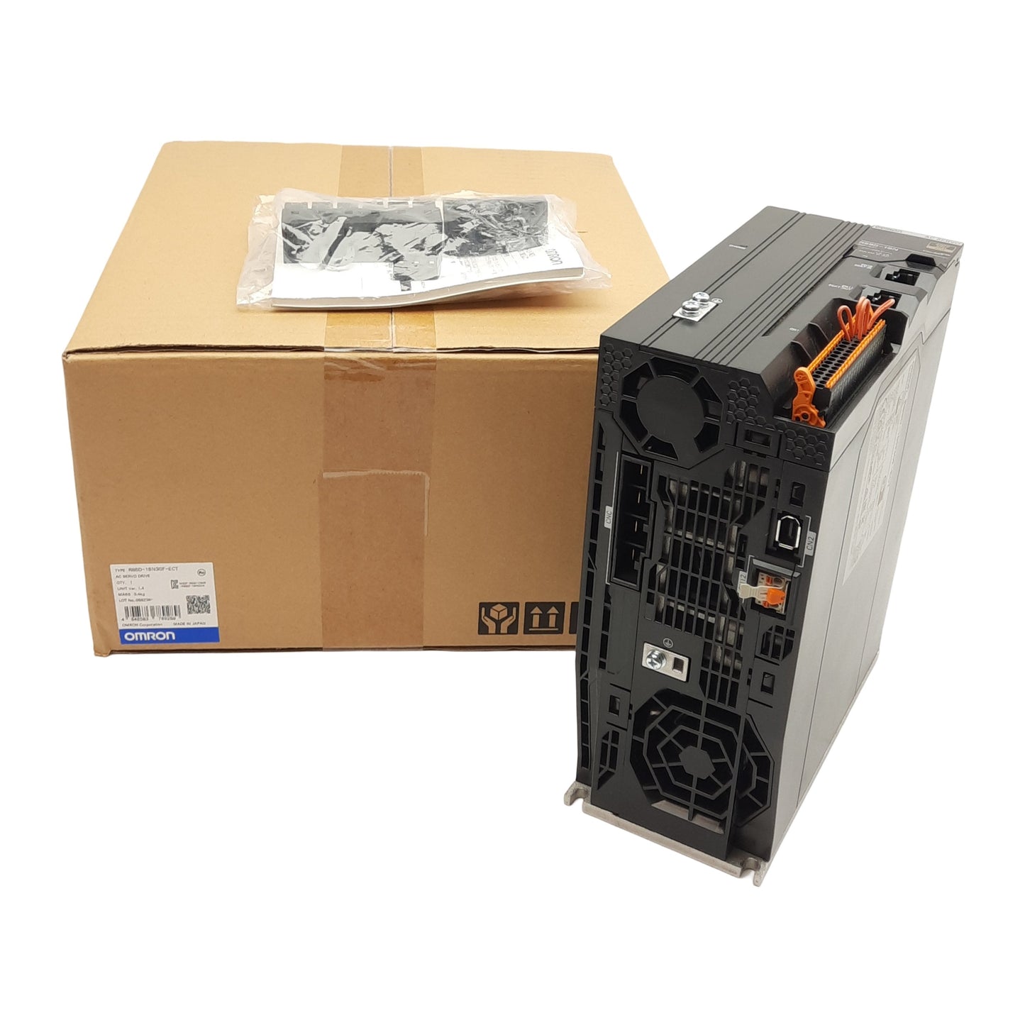 New Omron R88D-1SN30F-ECT Servo Drive, 3PH, 380-480VAC In, 0-480VAC 0-500Hz 3kW Out