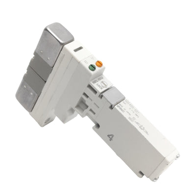 New – Open box SMC VQ1400-5B1 Plug-In Solenoid Valve 3-Pos Ex. Center 0.1 to 0.7MPa, 24VDC Coil