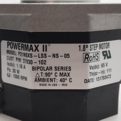 New Kollmorgen P21NSXS-LSS-NS-05 Stepper Motor 1.8° 65VDC 1.16A 30W 1500RPM NEMA 23