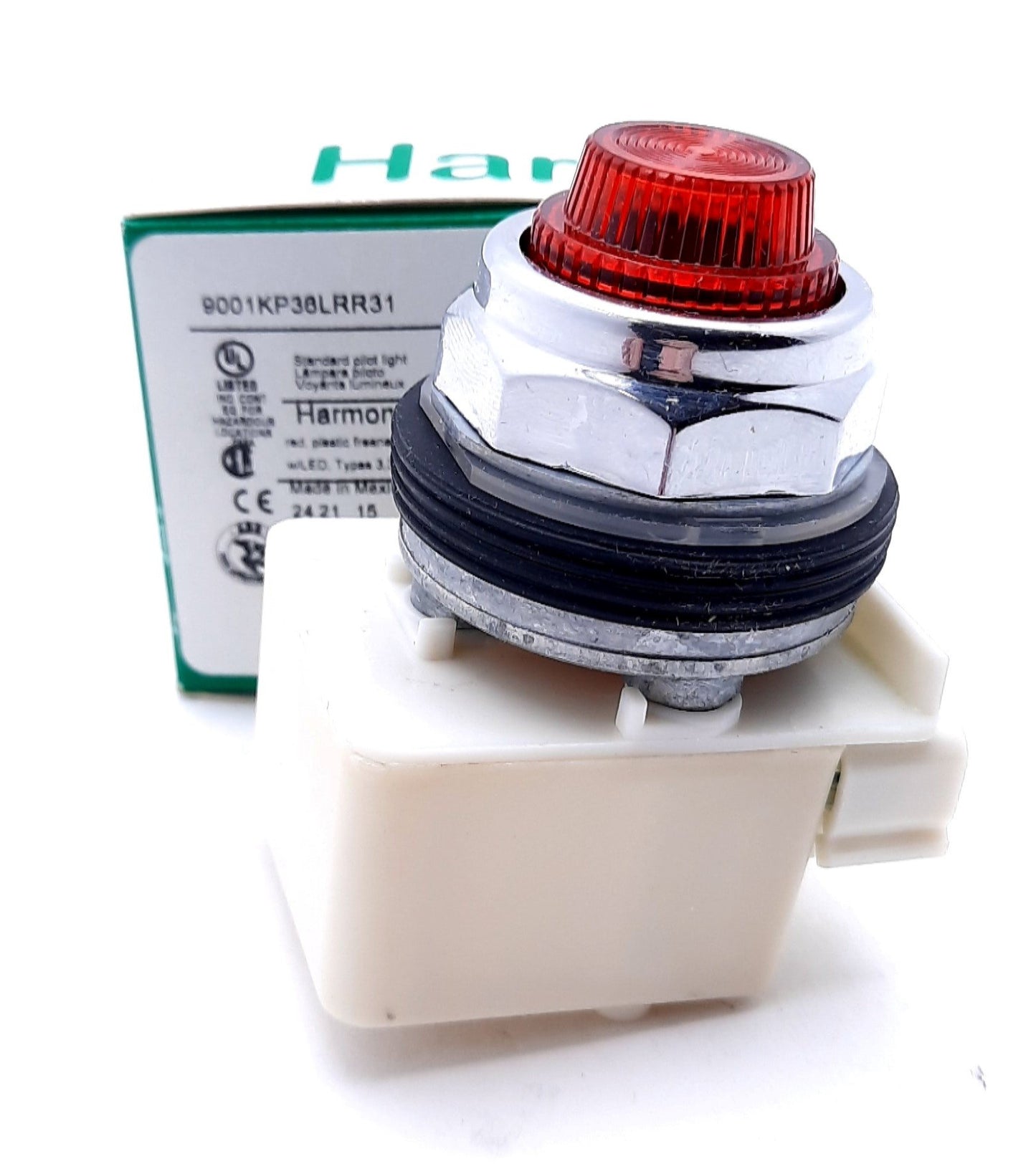 New Schneider Electric 9001KP36LRR31 Pilot Light Red 30mm 48VAC/VDC