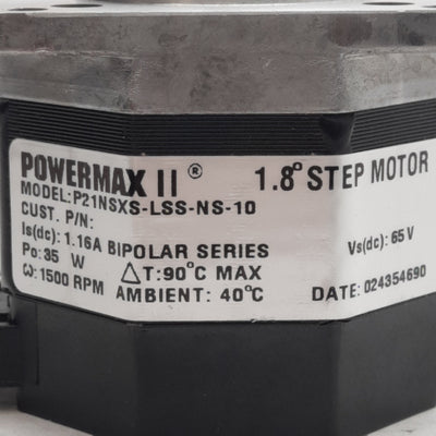 New Kollmorgen P21NSXS-LSS-NS-10 Stepper Motor 1.8° 65VDC 1.16A 35W 1500RPM NEMA 23