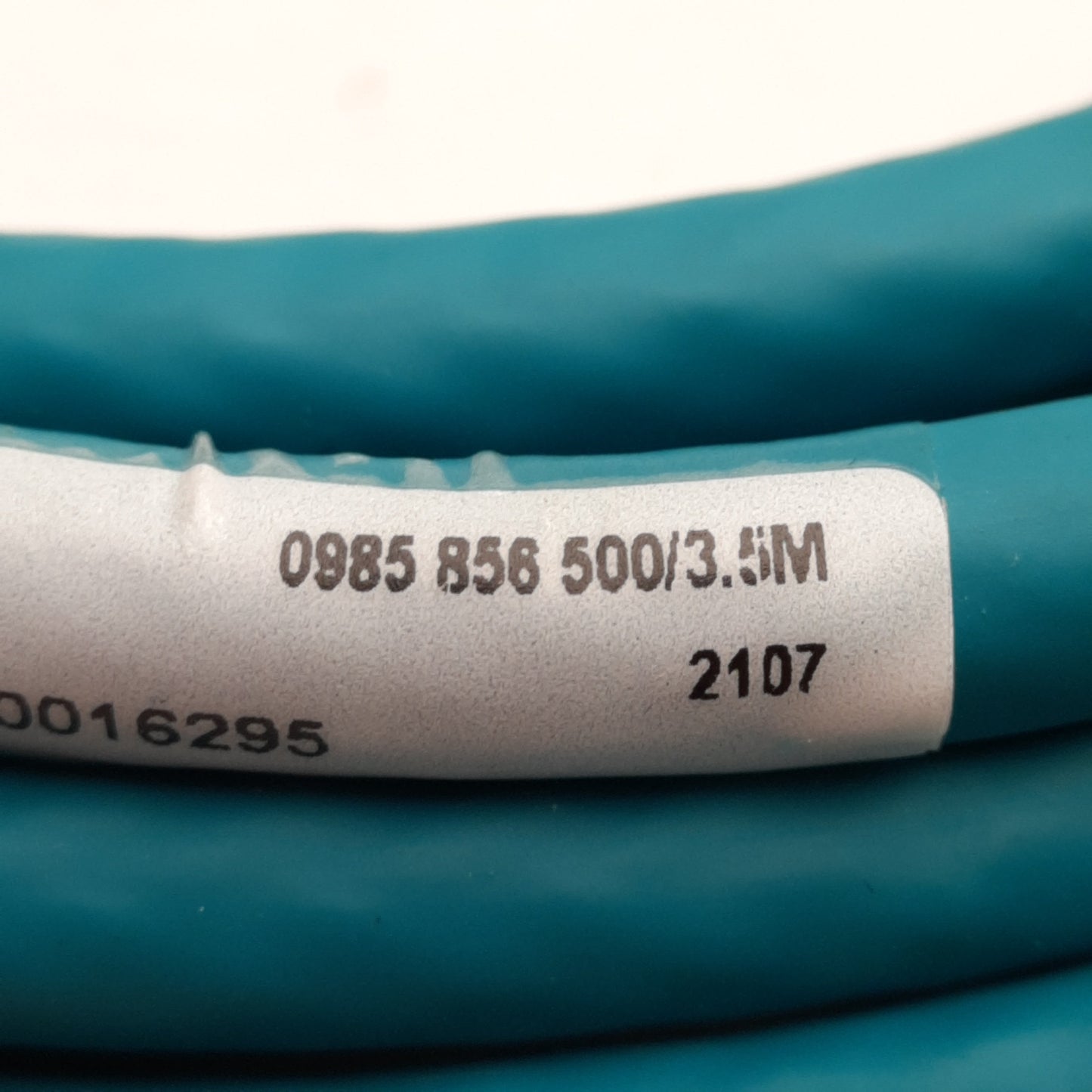 New Lot of 2 Lumberg 0985 856 500/3.5M Industrial Ethernet Cable, 4-Pair, 3.5m Long