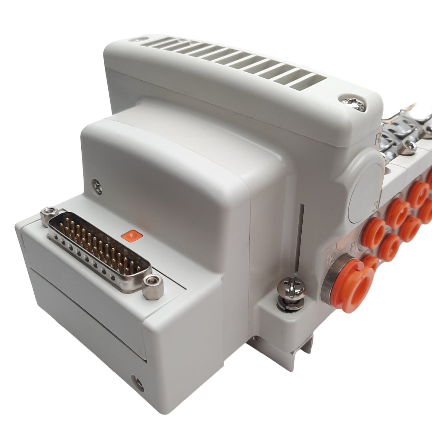 New SMC VV5QC21-10N7FD0-DS Manifold, 10 Stations, 1/4in One-touch, DB25M