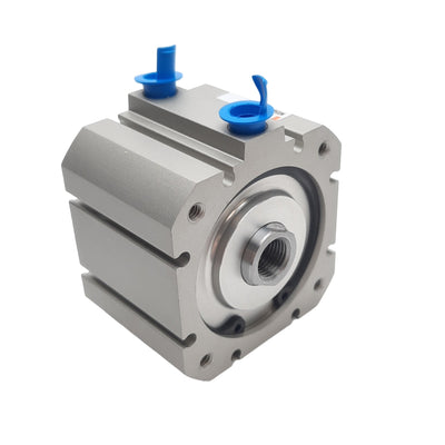 New SMC NCDQ8AZ200-075 Compact Cylinder, ø2in Bore, 3/4in Stroke, 1/8in NPT