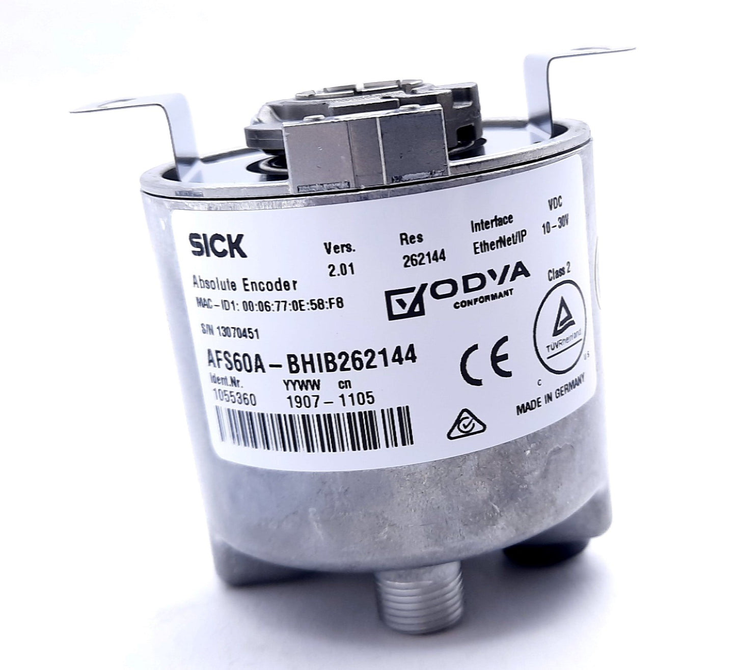New Sick AFS60A-BHIB262144 Absolute Encoder 15mm Shaft, 10-30VDC, 3W
